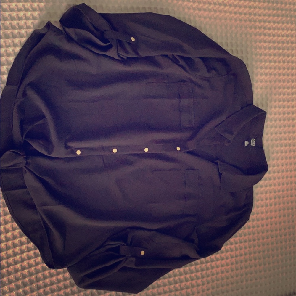 Black Button Down Blouse